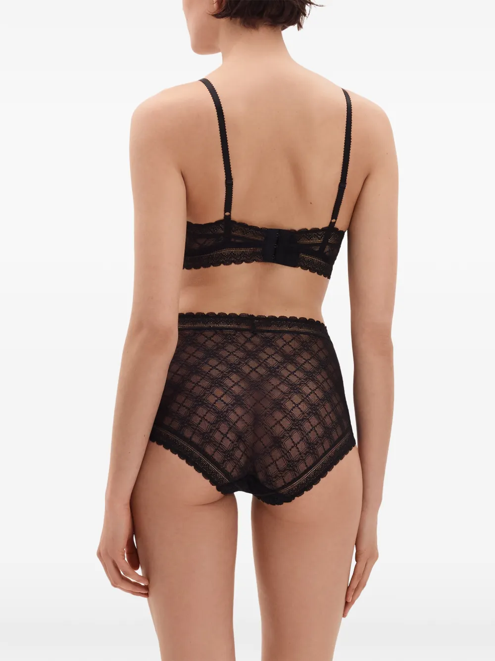 ERES Roseraie high-waist slip Zwart