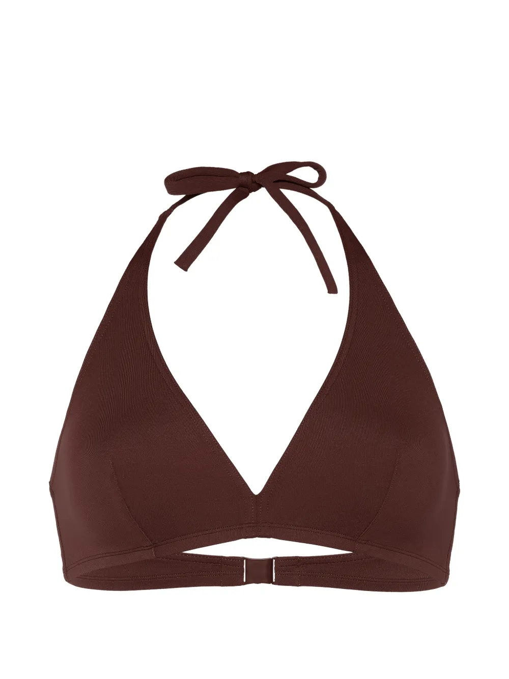 Eres Gang Triangle Bikini Top In Brown