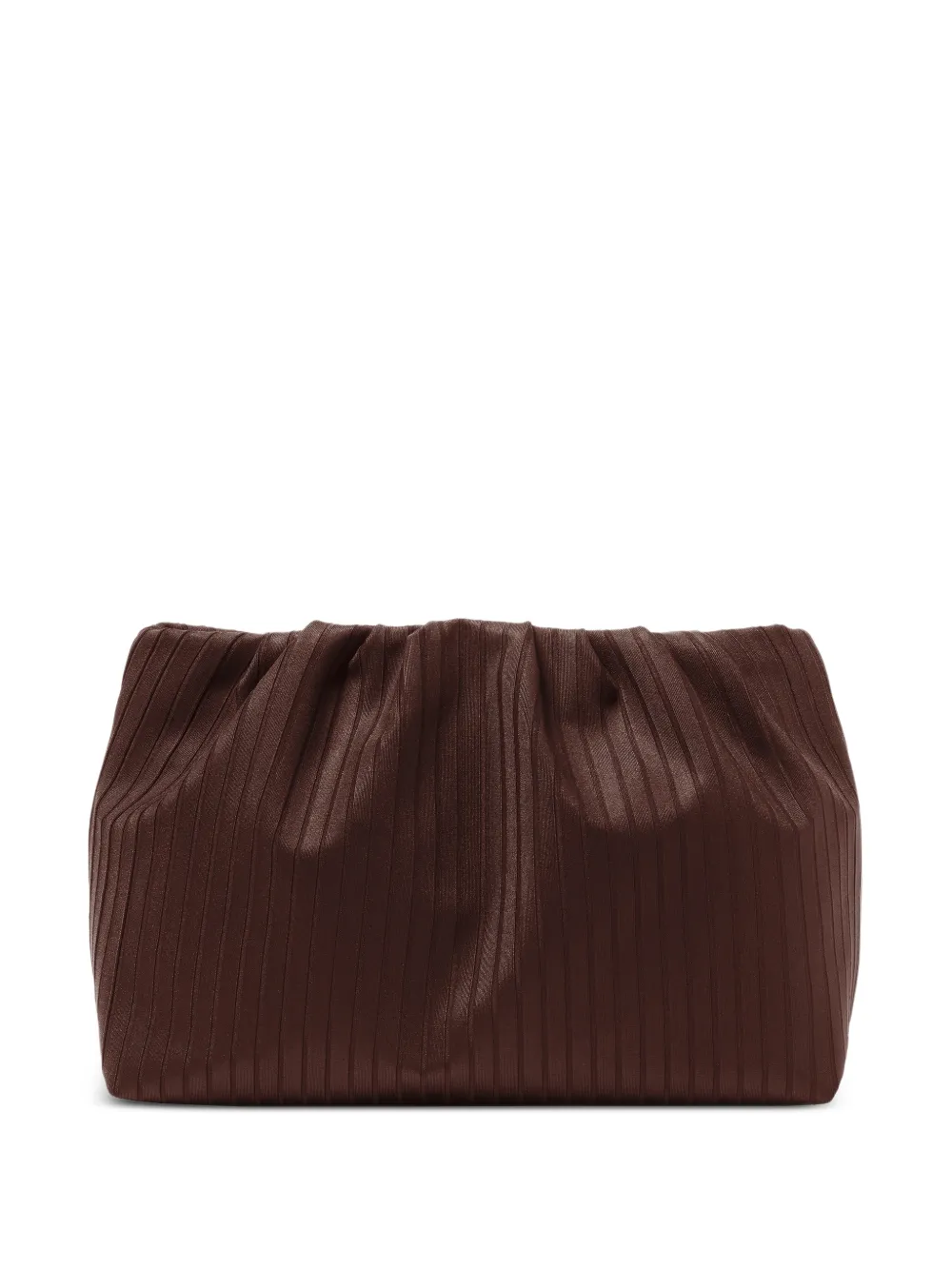 ERES Clutch Soiree Paradise con ruches - Marrone
