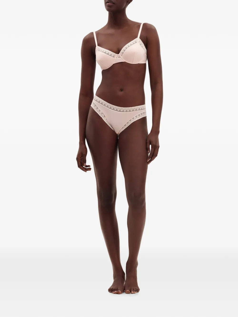 ERES Quotidien lace-trim briefs Roze