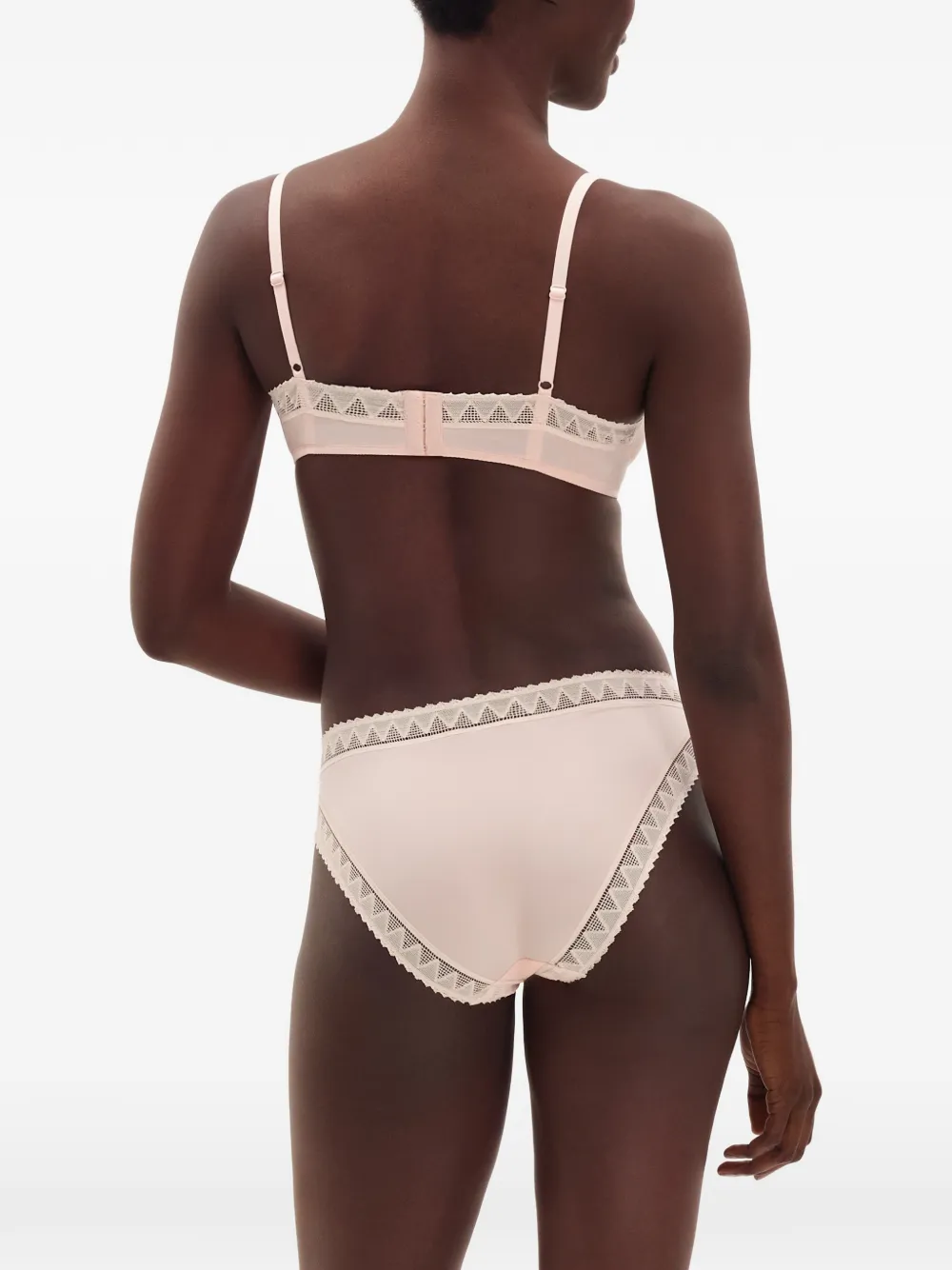 ERES Quotidien lace-trim briefs Roze