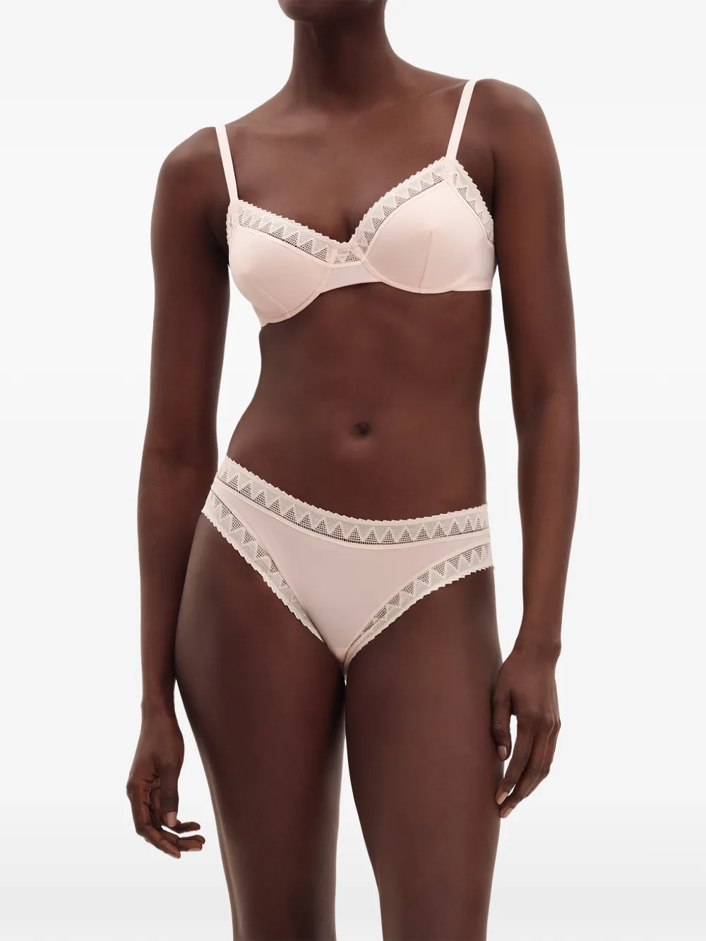 ERES Quotidien lace-trim briefs Roze