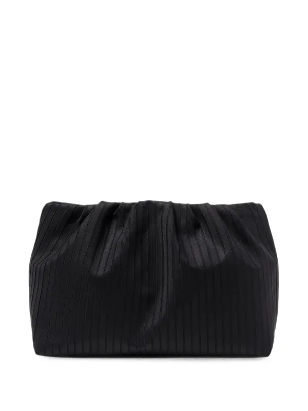 Eres Soiree Paradise Pleated Clutch Bag in Black