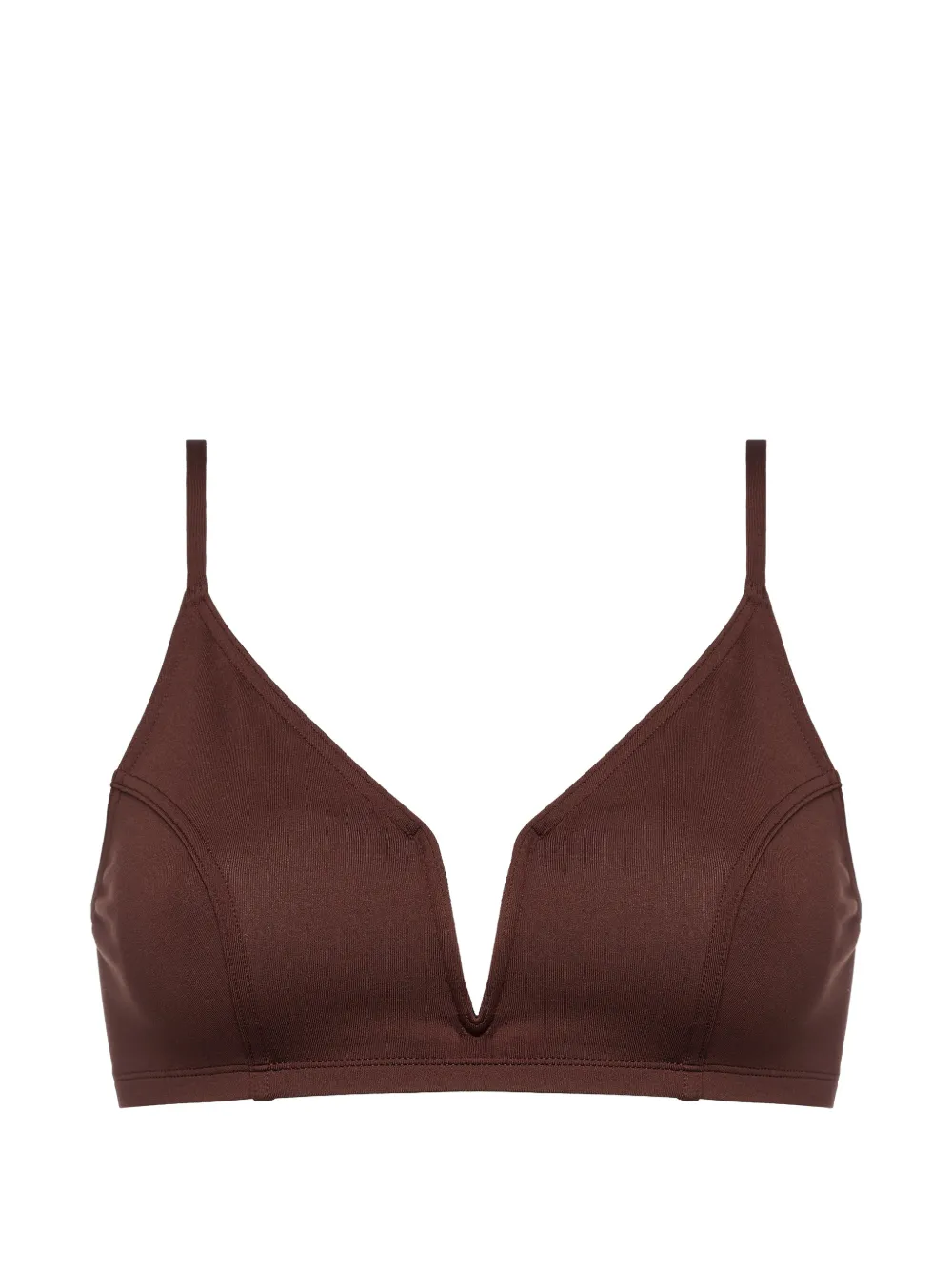 Eres Elancée Triangle Bikini Top In Brown