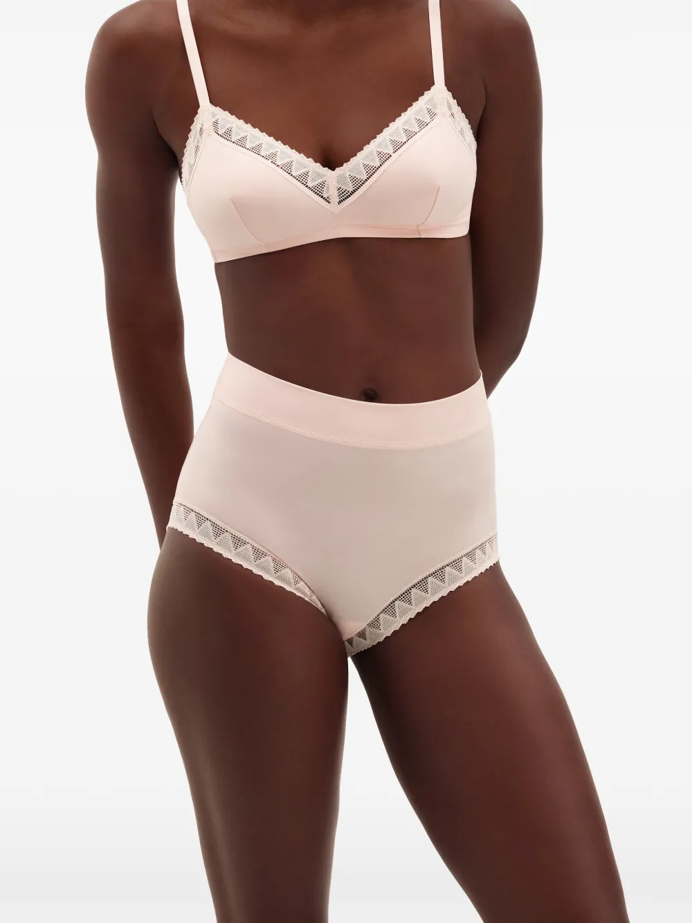 ERES Stillness slip met kanten afwerking Roze