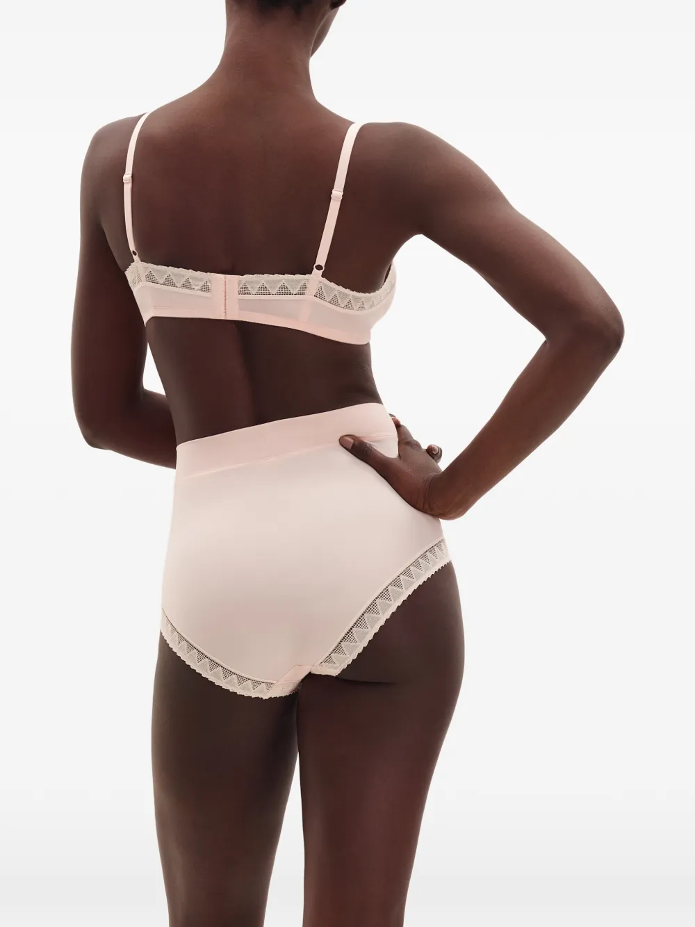 ERES Stillness slip met kanten afwerking Roze