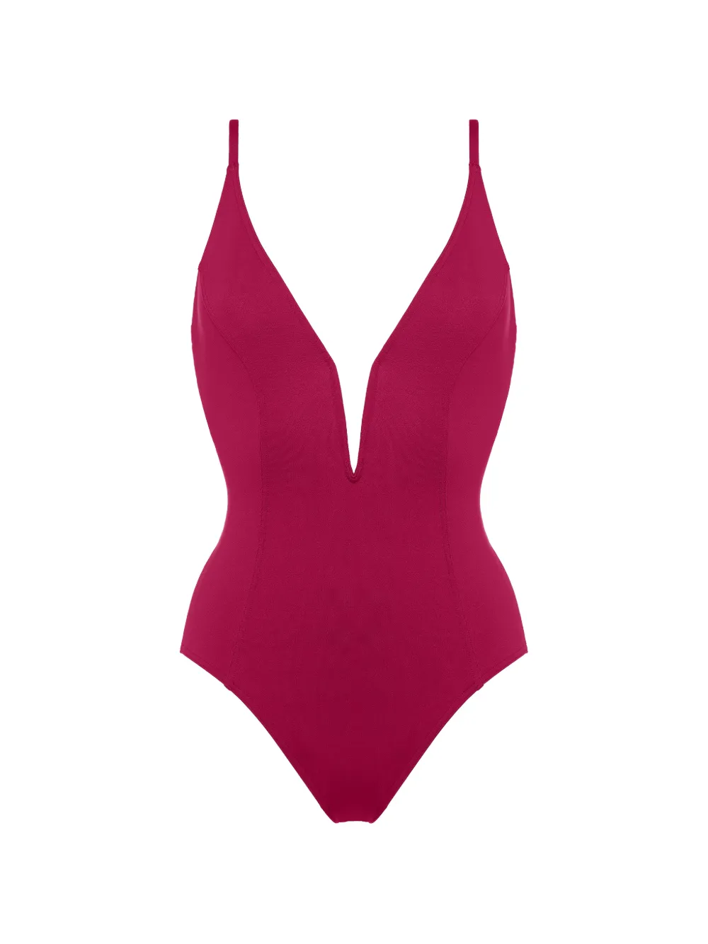 Eres Galbe V-neck Swimsuit In Pink