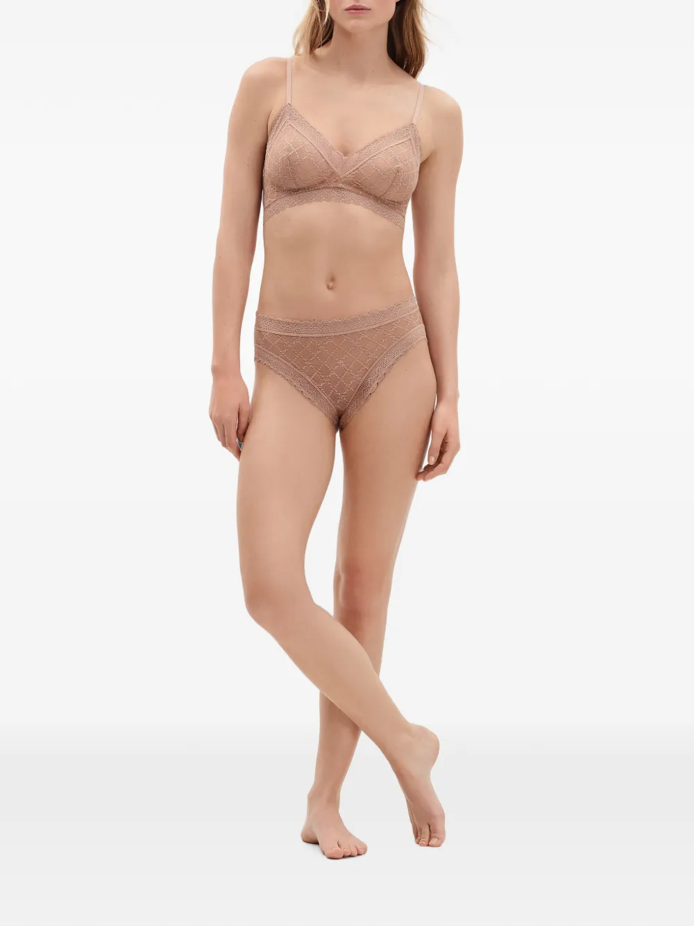 ERES Botaniste bh met kanten afwerking Beige