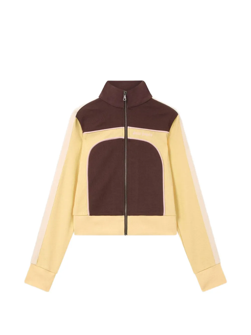 Palm Angels Giacca sportiva con design color-block - Giallo