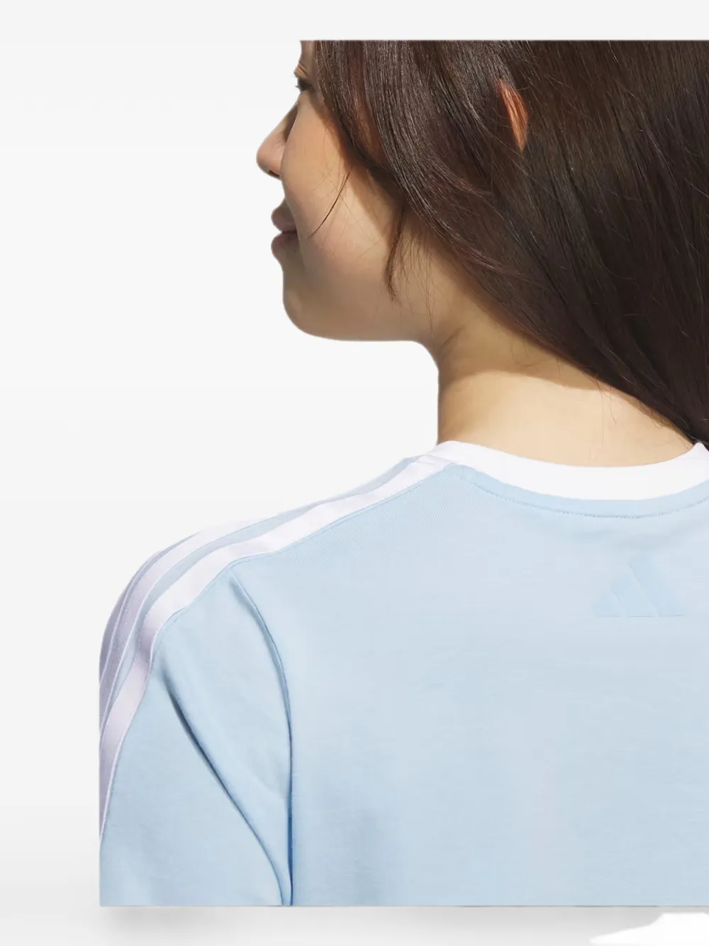 adidas Dance logo-embroidered T-shirt Blauw