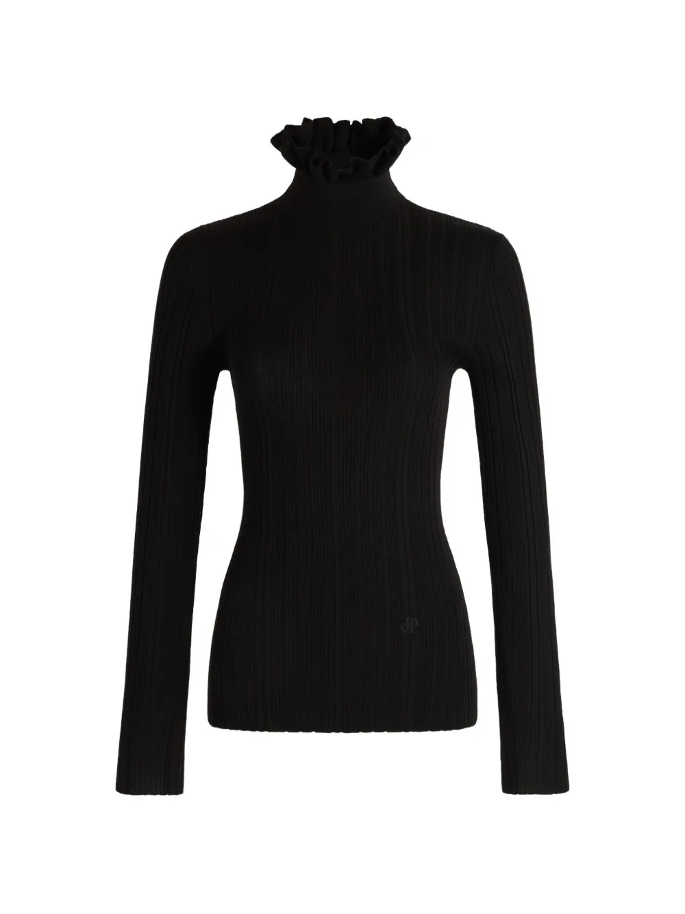 Patou Maglione con ruches - Nero