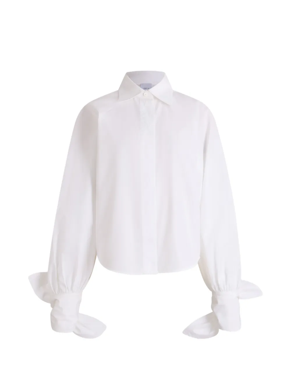Patou bow-sleeve blouse - Bianco