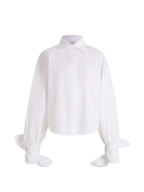 Patou bow-sleeve blouse
