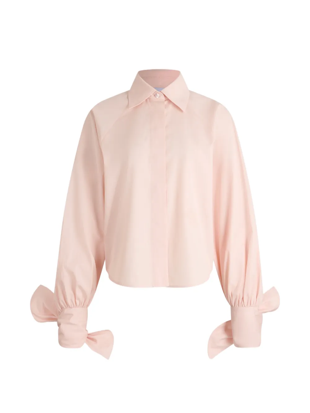 Patou bow-detail long-sleeve blouse - Rosa