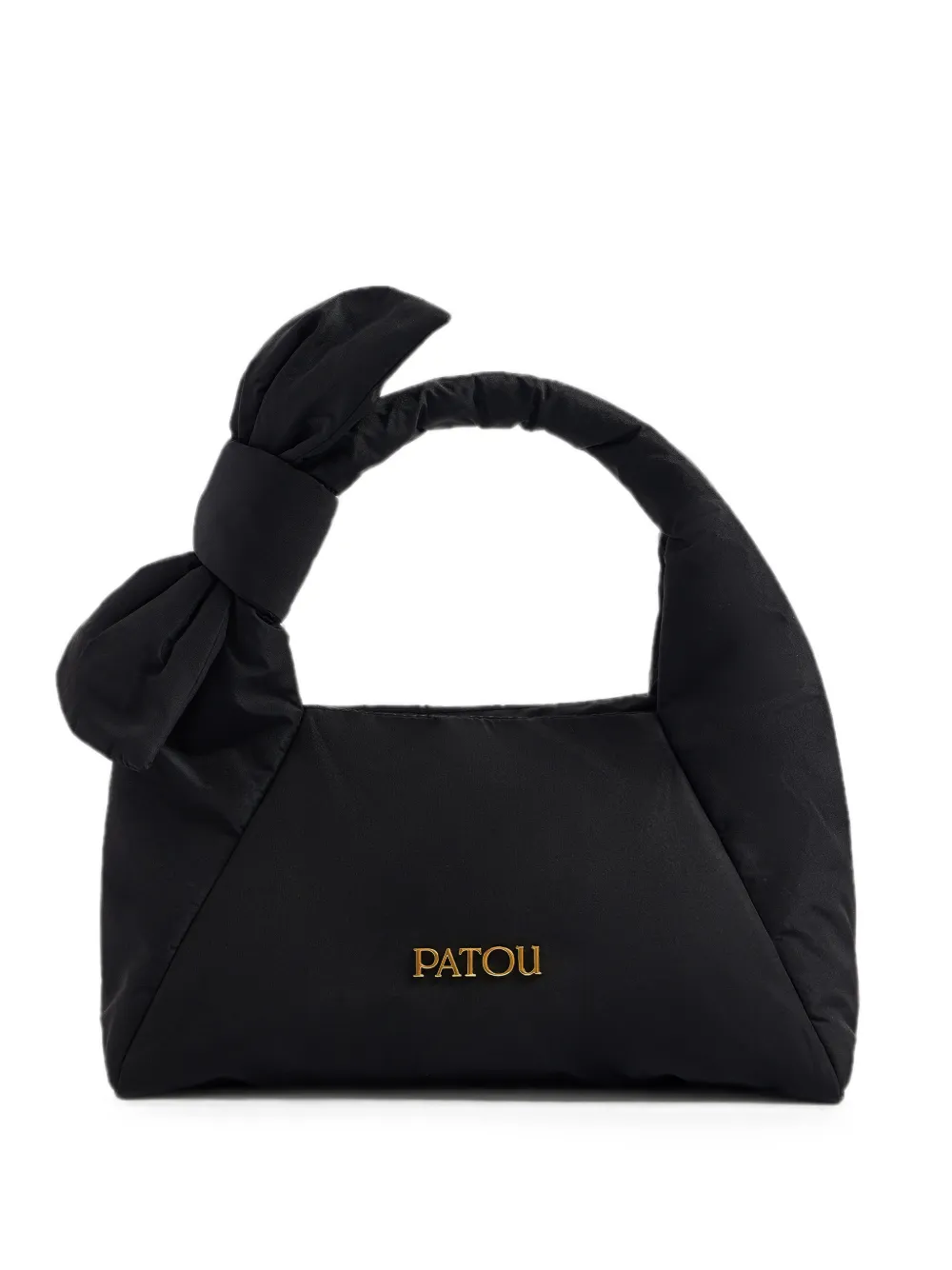 Patou knot padded mini bag - Nero
