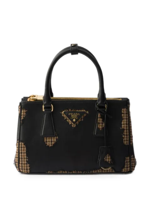 Prada bolsa Galleria grande de piel de napa y lana