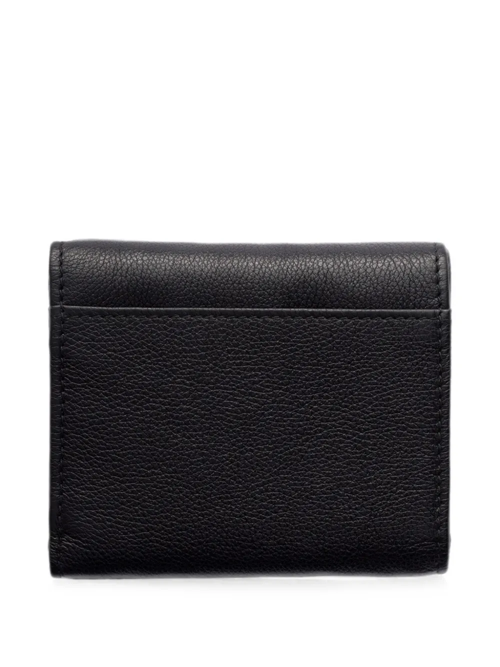 Prada Small Leather Wallet In Black