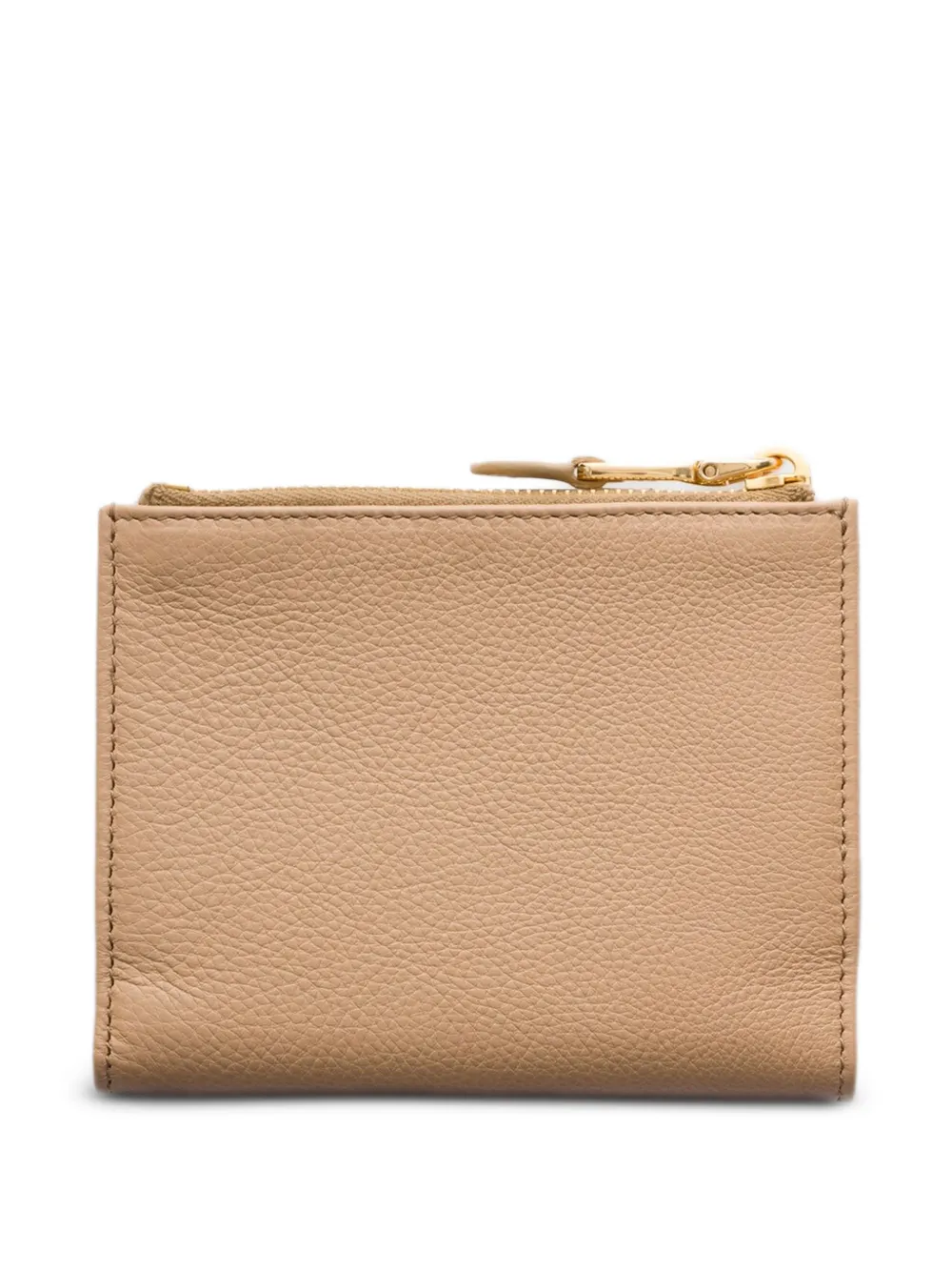 Prada Leren portemonnee Beige