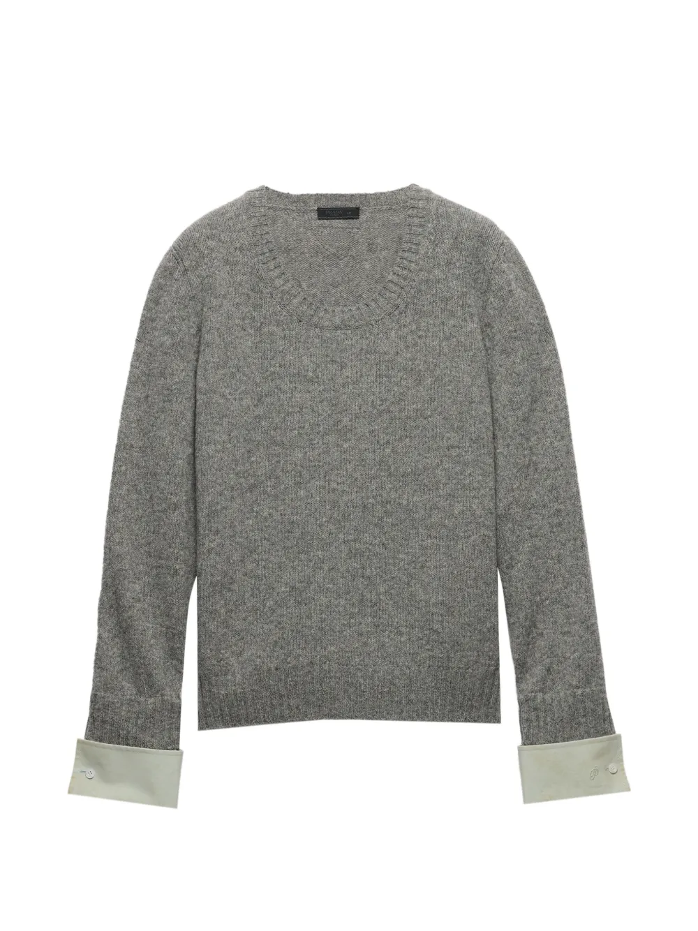 Prada Shetland wool scoop-neck sweater