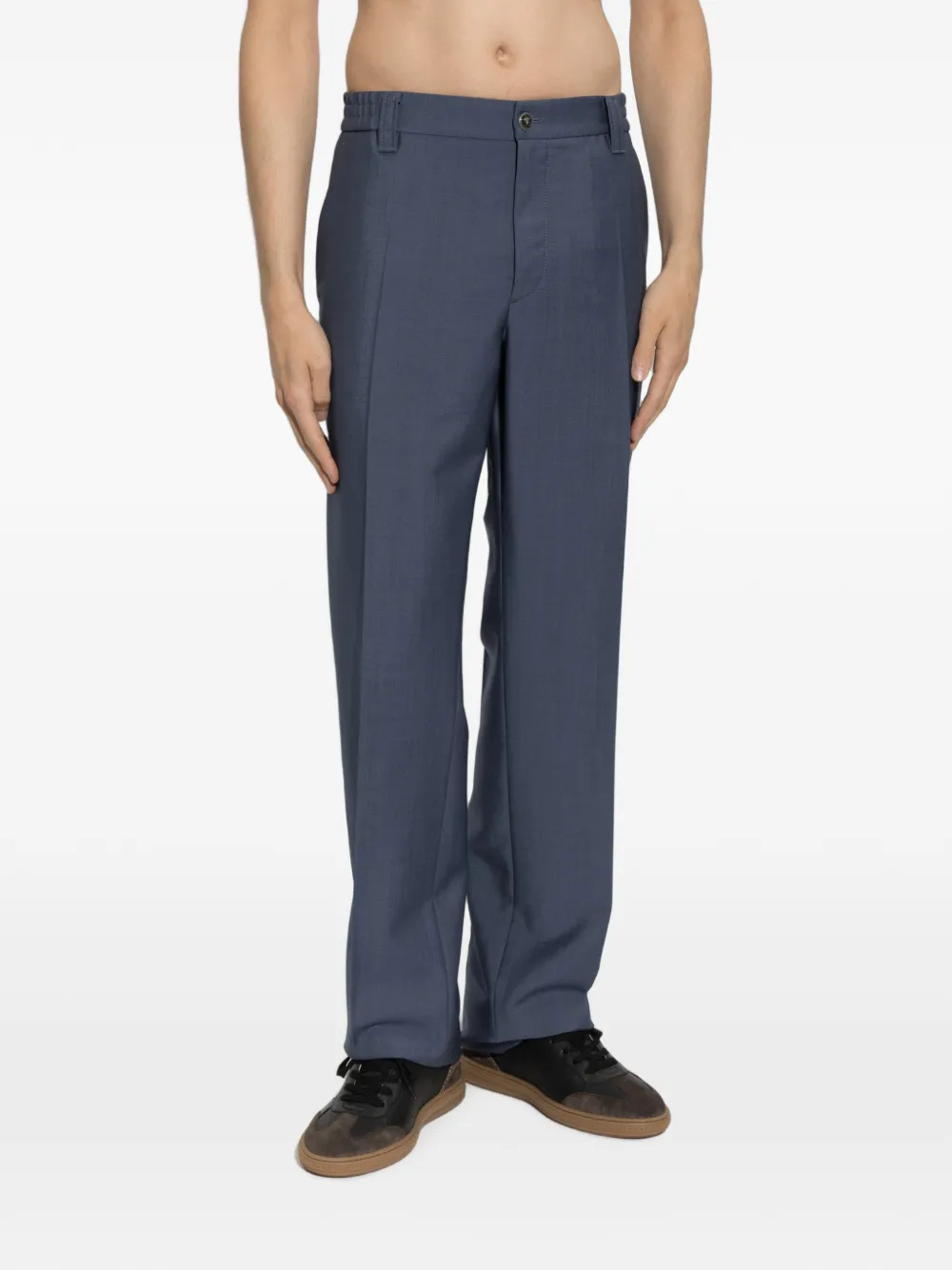 Versace Plooibroek Blauw