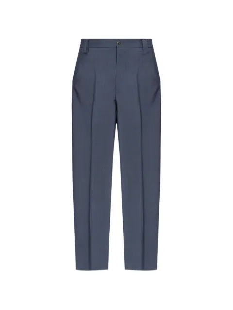 Versace pressed-crease trousers