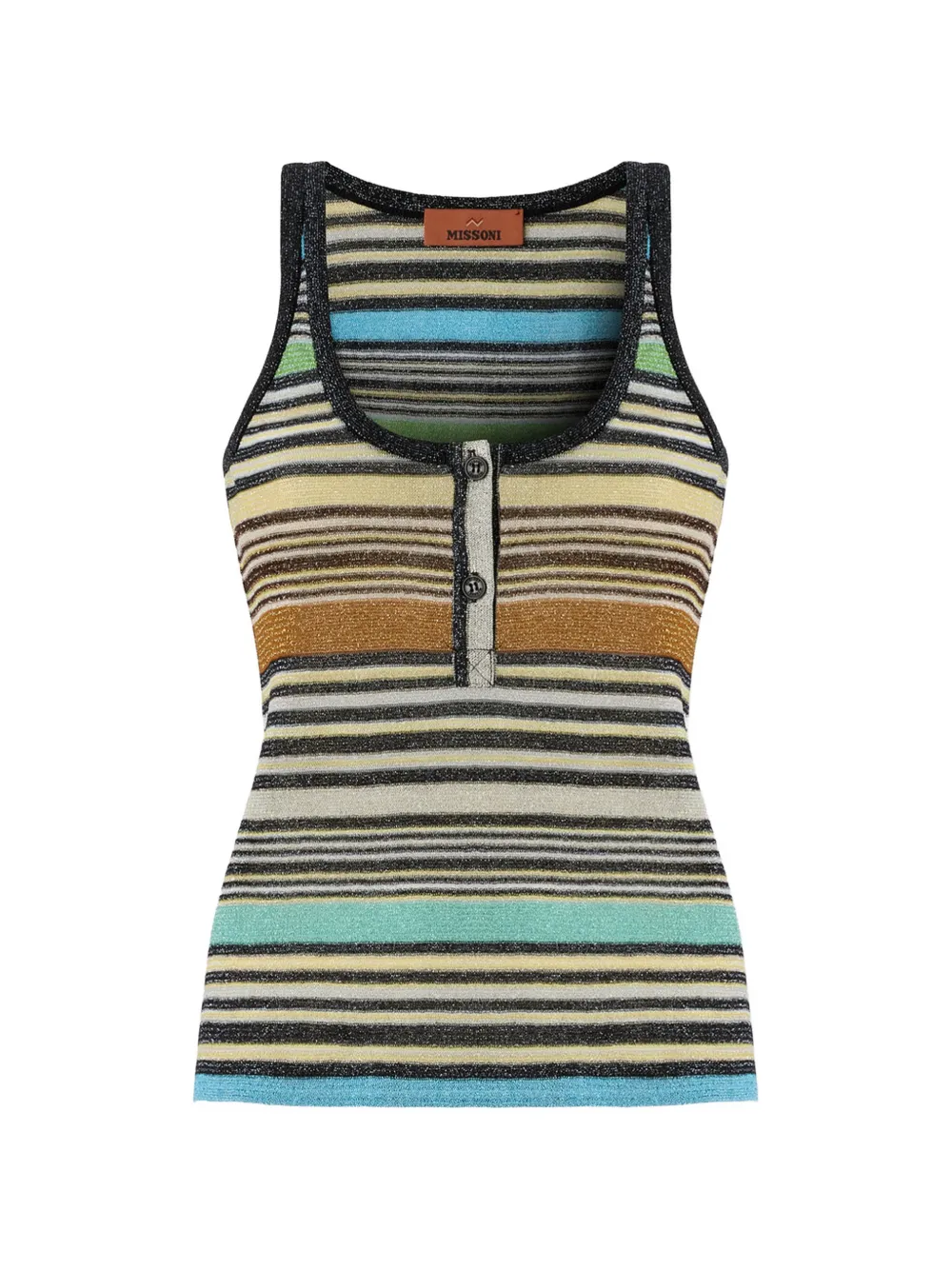 Missoni Canotta a righe - Blu
