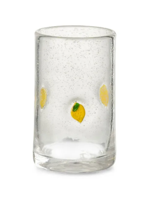 J-LINE citrus-embellished glass (set of three)