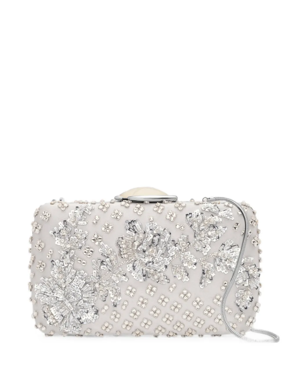 Oscar de la Renta Clutch O Minaudière con decorazione - Grigio
