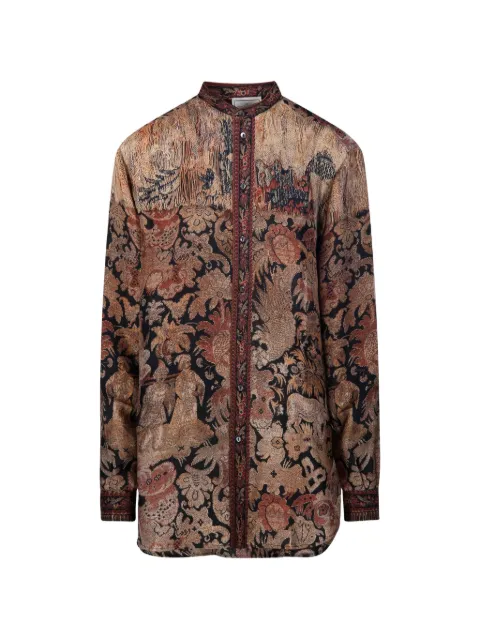 Pierre-Louis Mascia Aloe floral-print shirt
