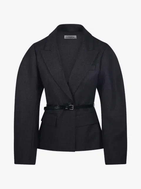 P.A.R.O.S.H. belted notch-lapel jacket