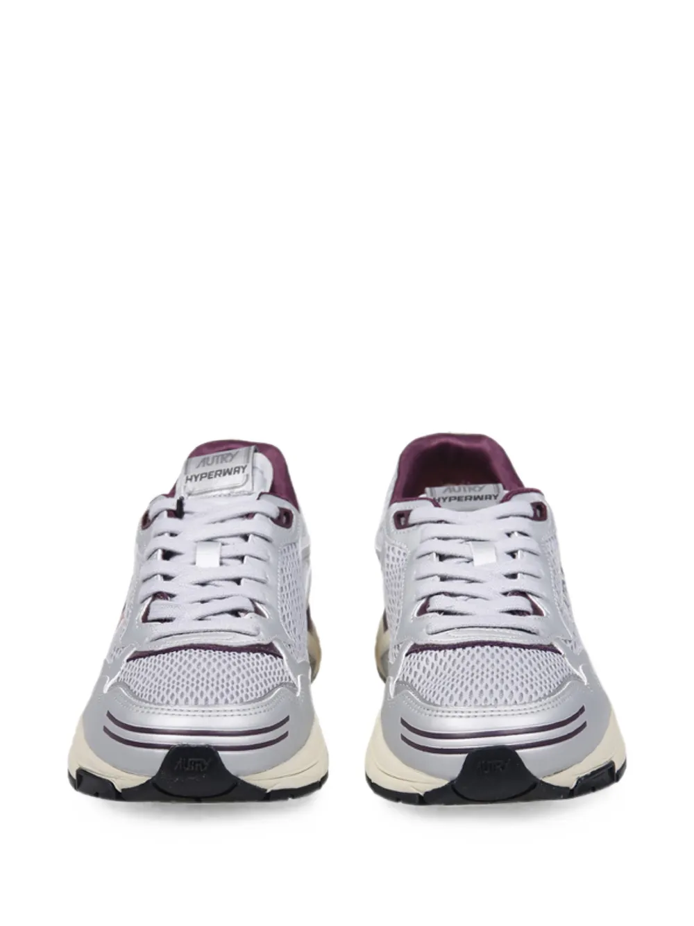 Autry Hyperway metallic sneakers Zilver