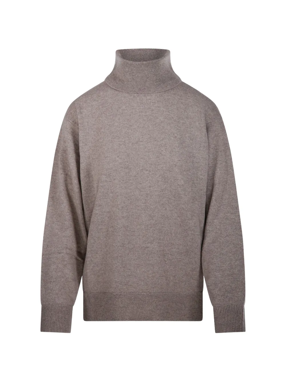 P.A.R.O.S.H. high-neck ribbed-trim sweater - Nude
