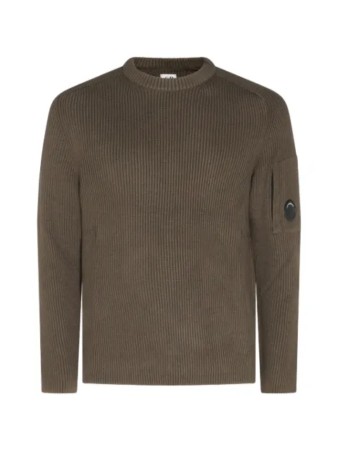 C.P. Company ribbed-knit lens-detail sweater
