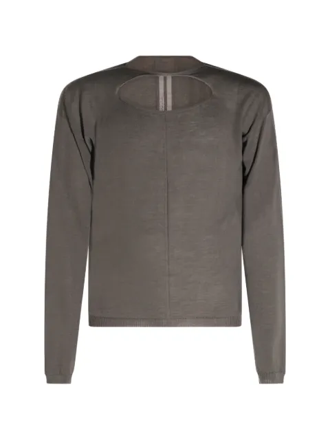 Rick Owens Tower cut-out detail sweater