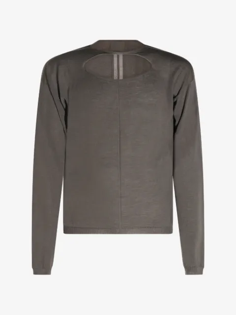 Rick Owens Tower cut-out detail sweater