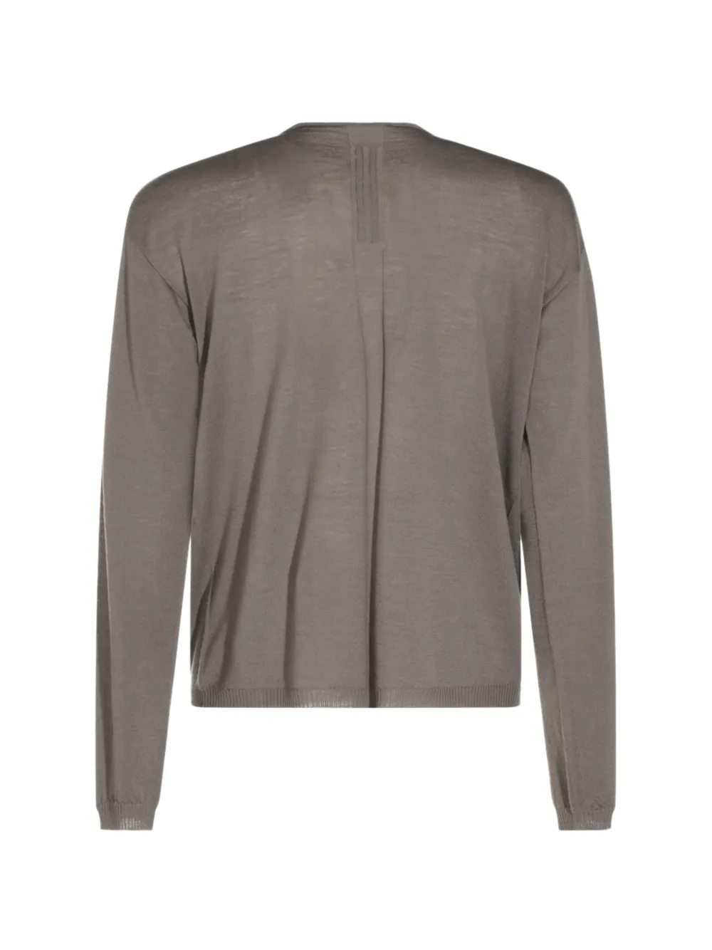 Rick Owens Tower trui met uitgesneden detail Grijs