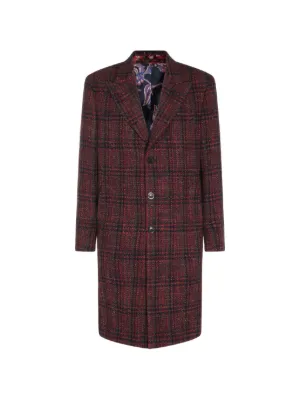 希少！エトロ　ETRO　ストライプ　ウールチェスターコート　44　ミラノ Etro（エトロ）メンズ チェスターコート＆シングルコート - FARFETCH