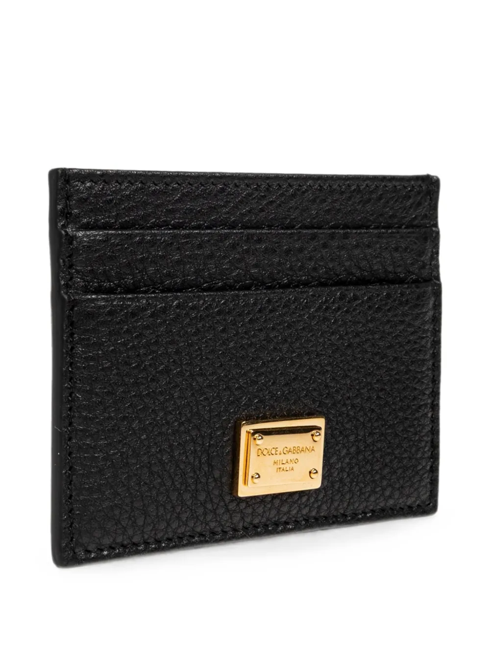 Dolce & Gabbana Leren pasjeshouder Zwart