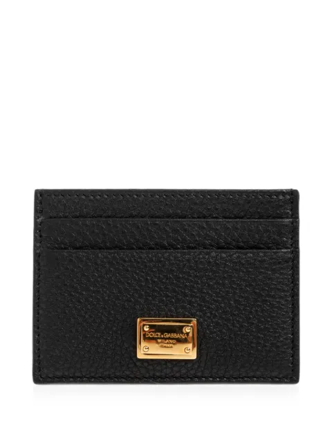 Dolce & Gabbana Kartenetui mit Logo-Schild