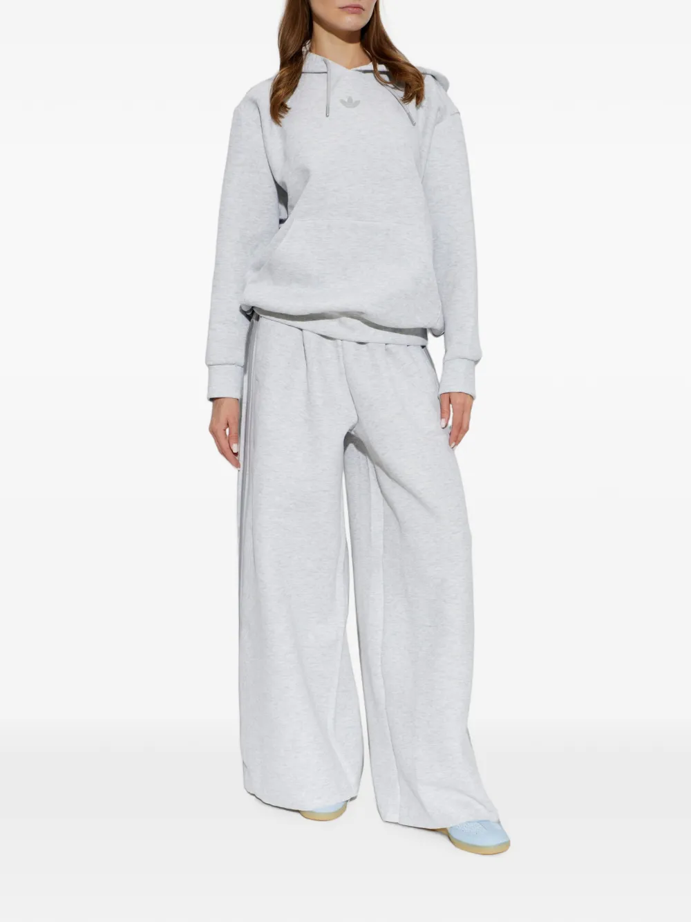 adidas 2.0 side-stripe wide-leg track pants Grijs