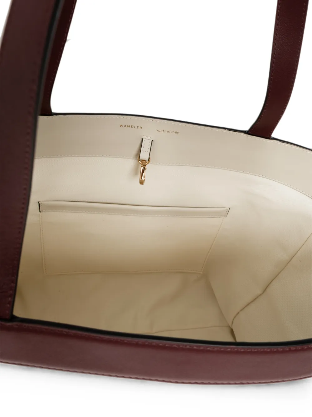 Wandler Ida medium leren shopper Beige