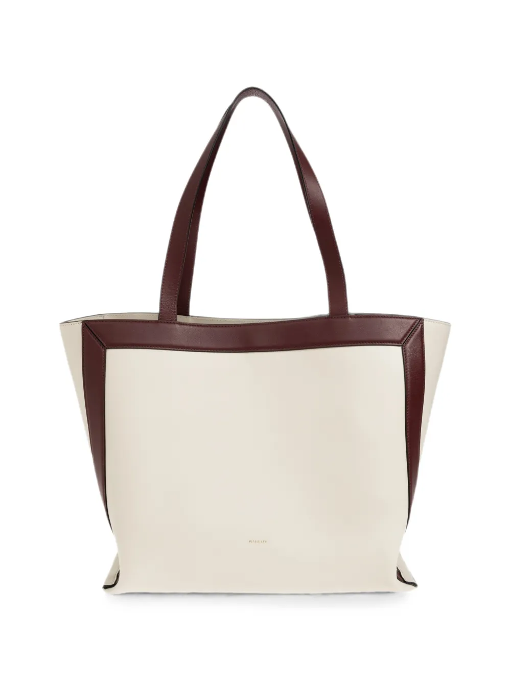 Wandler Ida medium leren shopper Beige