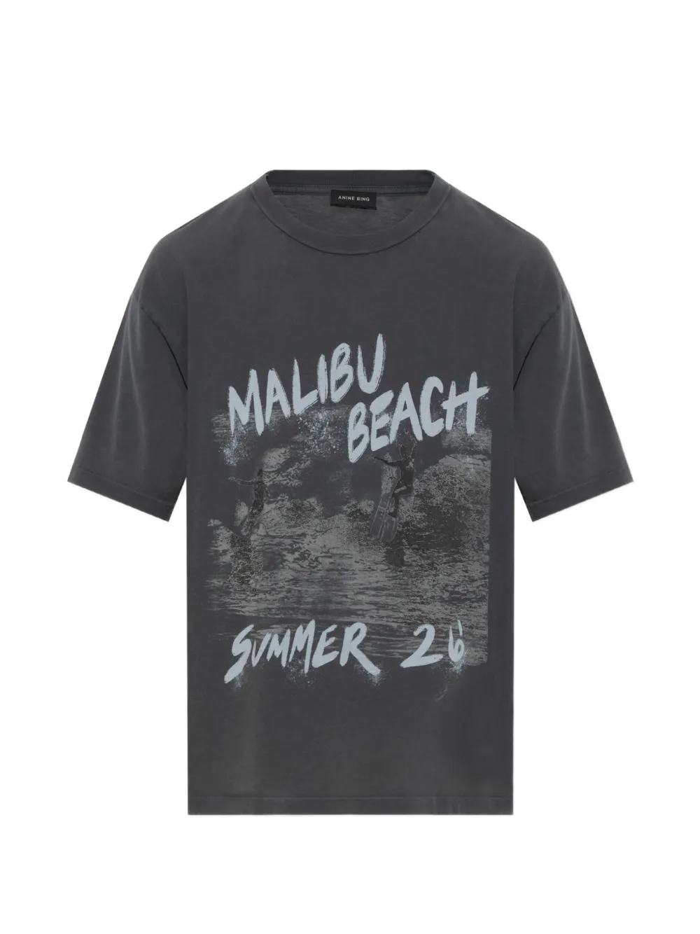 ANINE BING Cade T-shirt met grafische print Grijs