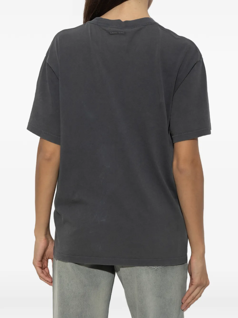 ANINE BING Cade T-shirt met grafische print Grijs