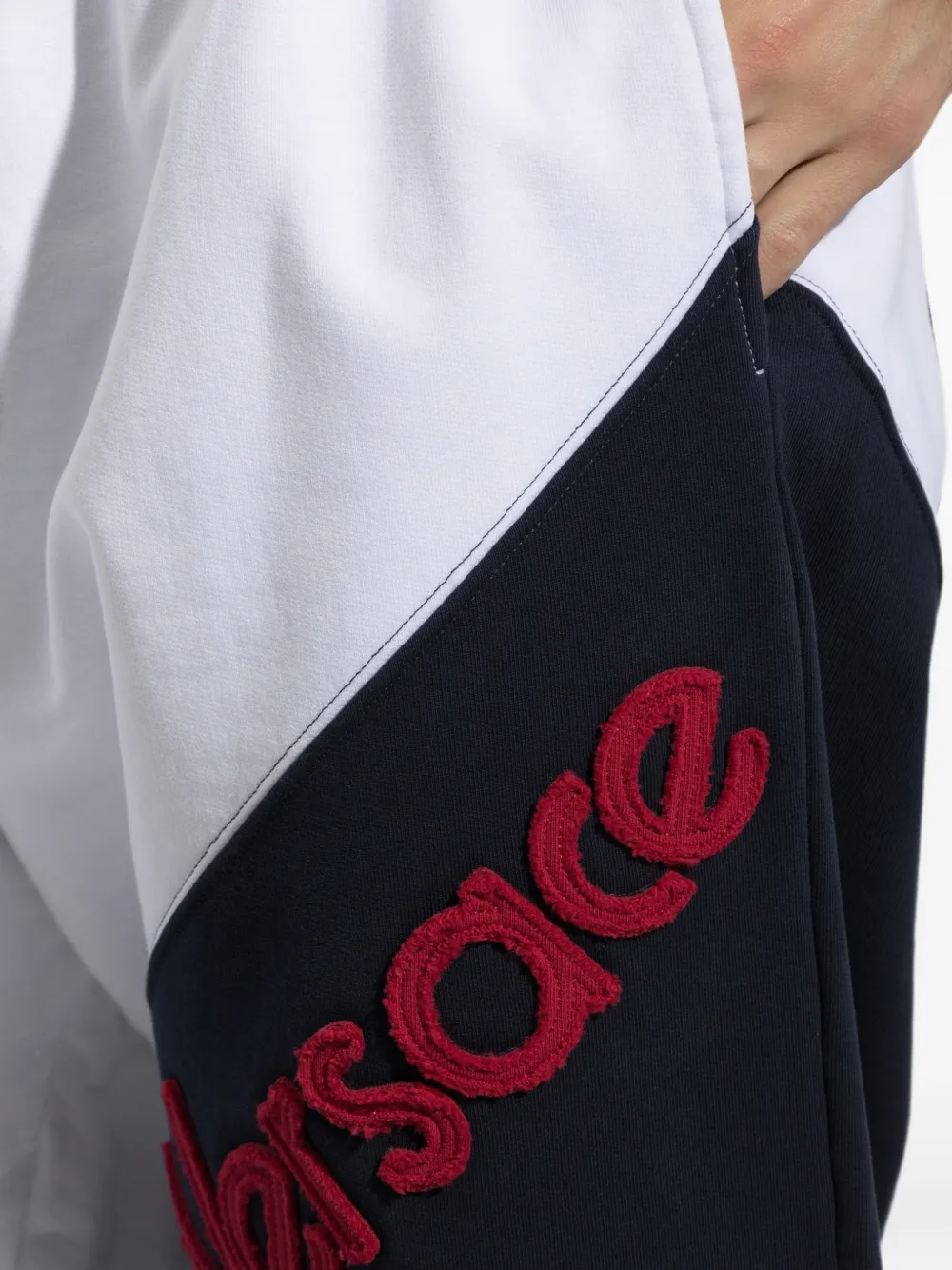 Versace Trainingsbroek met vlakken Blauw