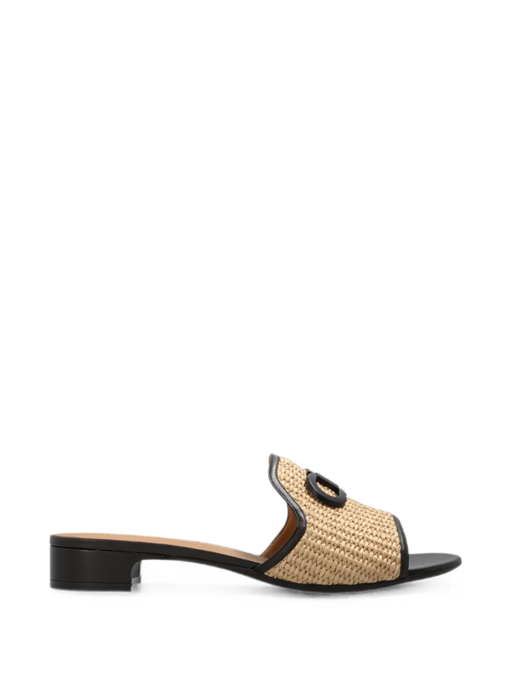 Ferragamo Gancini-ornament sandals Beige