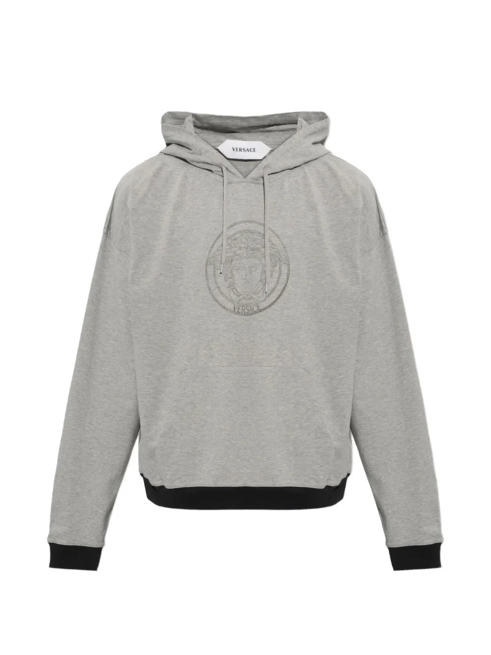 Versace Medusa-print hoodie - Grey