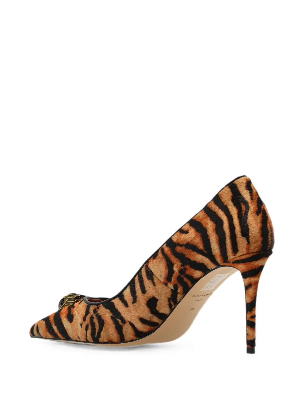 Kurt Geiger London Belgravia Eagle Court tiger-print pumps Bruin