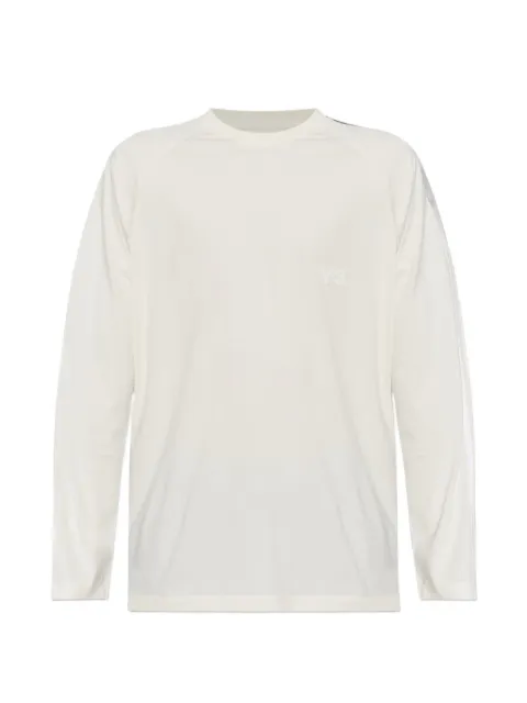 Y-3 logo-print long-sleeve T-shirt