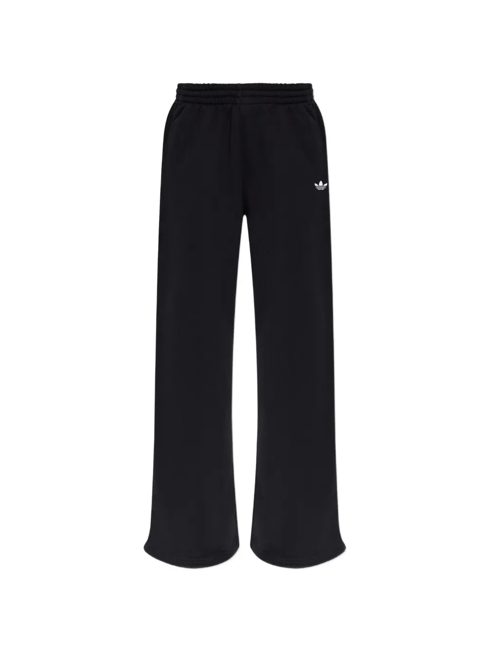 adidas logo-embroidered track pants - Schwarz